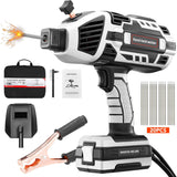 Portable Electric Welding Machine,110V Portable Welder Handheld with IGBT Inverter 5 Variable Current Adjustment,Portable ARC Welder Gun, Fits for 3/32" Wire Rods (Grey)-Free Shipping